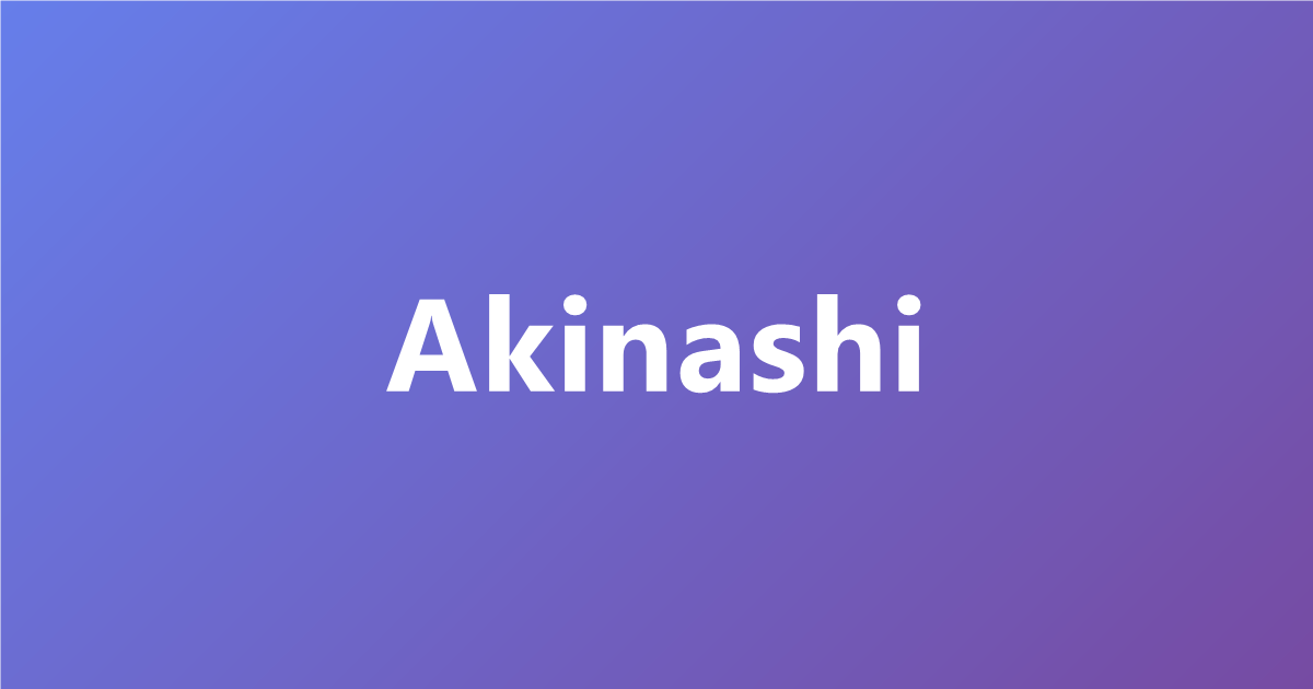 Akinashi
